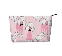 Barboncino scarabocchio, Borsa per cosmetici in velluto a coste Borsa per il trucco Borsa da viaggio portatile