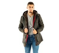 Barbour Ashby Wax Jacket Parka Game in Cotone Cerato MWX0698OL71 Colore Oliva