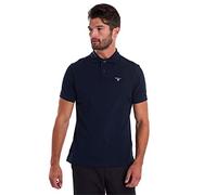 Barbour bapol0119-NY31 Polo Piquet Manica Corta SS 100% Cotone Regular Fit Blu Navy Tartan (XL, Blu Navy)