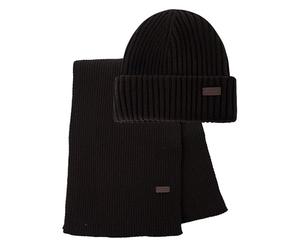 Barbour Beanie & Scarf Set Black 2MMGS0019 BLACK TU