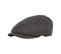 Barbour - Berretto Baker Boy in Tweed Fyne - - Accessories - Uomo - Grigio - XL