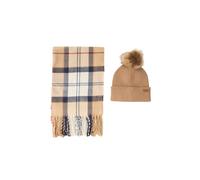 Barbour - Set Regalo Berretto Dover e Sciarpa Hailes - - Accessories - Donna - Beige - ONE SIZE
