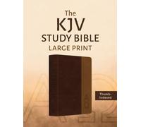 Barbour Bibles KJV Study Bible, Large Print (Two-Tone Brown Alpha & (Tascabile)