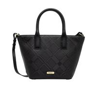 Barbour - Birch Deboss Leather Tote - - Bags - Donna - Nero - ONE SIZE