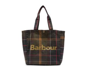 Barbour - Borsa shopper Telfield Tartan - - Bags - Uomo - Marrone - ONE SIZE