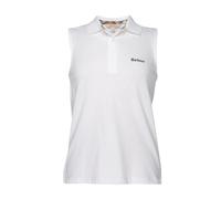 Barbour - Bowford Sleeveless Polo Top - - Tops - Donna - Bianco - S