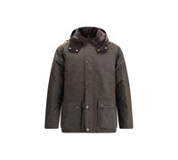 Barbour Brown Cotton Rain Coat - M