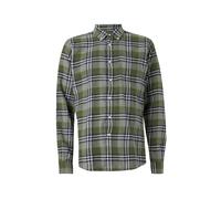 Barbour Camicia 'Fallbay' blu scuro / grigio sfumato / kiwi / bianco Uomo Barbour S