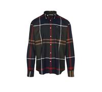 BARBOUR Camicia slim fit DUNOON verde scuro | S