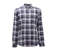 Barbour - Camicia su misura in lino/cotone con tasca - - Shirts - Uomo - Blu - L