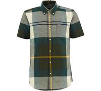Barbour - Camicia Uomo in cotone e Lino - Douglas S/S Tailored Shirt Ancient Tartan per Uomo in Cotone - Taglia M - Grigio