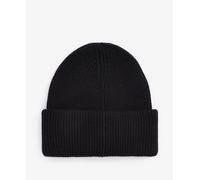 BARBOUR - Cappello nero a costine per uomo