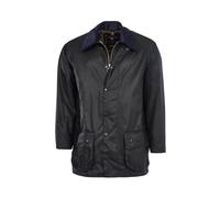 Barbour - Cappotto in cera blu con fodera tartan - -Jackets -Uomo -Blu -S