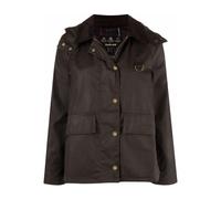 Barbour - Cappotto Verde Cerato con Cappuccio - - Jackets - Donna - Verde - M