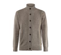 Barbour - Cardigan con zip e toppe essenziale - - Knitwear - Uomo - Beige - M