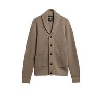 Barbour - Cardigan in Maglia Hartland con Scollo a Sciarpa - - Knitwear - Uomo - Marrone - S