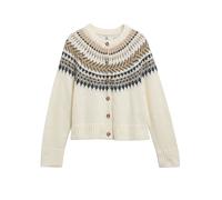 BARBOUR Cardigan PAULINE bianco | M