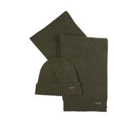 Barbour - Carlton Fleck Beanie & Scarf Set - - Accessories - Uomo - Verde - ONE SIZE