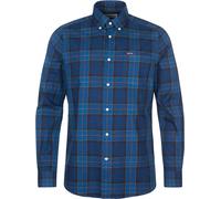 Barbour - Chemise à carreaux - Wetheram Tailored Tartan Shirt Midnight Tartan per Uomo - Taglia M - Blu navy