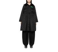 Barbour, ,Coats ,Donna ,Nero ,S Lqu1890 Peplum Longline Quilted Jacket