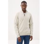 Barbour - Cotton Half Zip Knitted Jumper Bianco - Abbigliamento XL Bianco