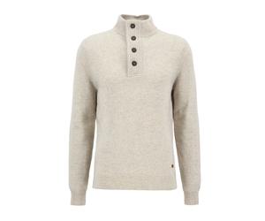 Barbour - Essential Elbow Patch Jumper - - Knitwear - Uomo - Beige - M