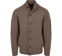 Barbour Essential Patch Zip Through Knitted Jumper, Gilet da uomo