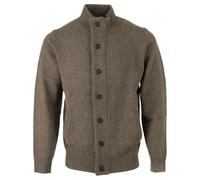 Barbour Essential Patch Zip Through Knitted Jumper, Gilet da uomo, Pietra scura, S