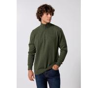 Barbour - Essential Tisbury Half Zip Knitted Jump Verde - Abbigliamento S Verde