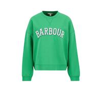 Barbour Felpa 'Silverdale' verde chiaro / bianco Donna Barbour XS verde chiaro / bianco