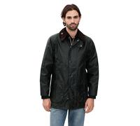 Barbour Beaufort Wachsjacke Grün Giacche, Verde, XL Uomo