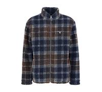 Barbour Giacca di pile 'Tartan' marrone scuro / grigio scuro / bianco Uomo Barbour M marrone scuro / grigio scuro / bianco