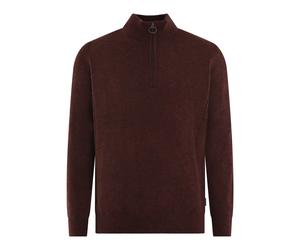 Barbour - Giacca Holden Half Zip - - Knitwear - Uomo - Rosso - M