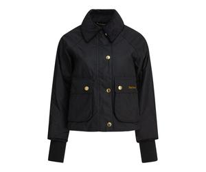Barbour - Giacca Nera Corta in Cera Aw25 - - Jackets - Donna - Nero - M