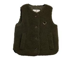 Barbour Gilet Bowes Fleece Donna Olive 10,12