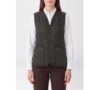 BARBOUR Gilet trapuntato Betty in nylon riciclato con scollo a V 8 Verde