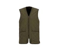 Barbour Gilet Trapuntato Uomo Verde con Zip MLI0002OL91 Verde S