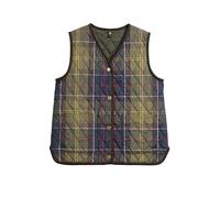 BARBOUR Gilet trapuntato reversibile TR ICONS oliva | 40
