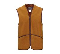 Barbour Gilet Warm Pile Lining Waistcoat Zipin Uomo Beige 34