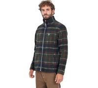 Barbour Giubbotto Pile sherpa con motivo tartan verde e blu da uomo S