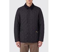 BARBOUR Giubbotto trapuntato Heritage Liddesdale con colletto in velluto S Nero