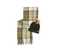 Barbour Green Polyester Beanie