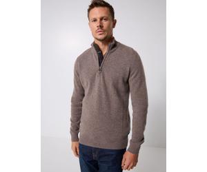 Barbour - holden half zip knitted jumper Viola - Abbigliamento L Viola