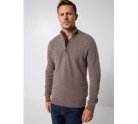 Barbour - holden half zip knitted jumper Viola - Abbigliamento M Viola