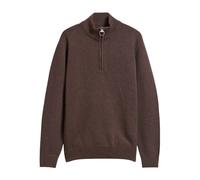 Barbour - Holden Half Zip - - Knitwear - Uomo - Marrone - S