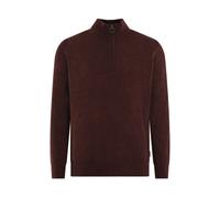 Barbour - Holden Half Zip Pullover - - Knitwear - Uomo - Rosso - L