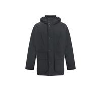 Barbour International Black Cotton Parka - L