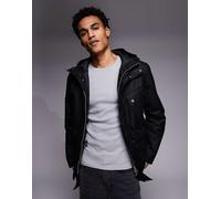 Barbour International - Endley - Giacca cerata nera-Nero 97 CM