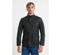 BARBOUR INTERNATIONAL Giacca Uomo Duke Wax Stile Biker in Cotone Cerato MODELLO 7SG91 - Verde / S