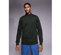 Barbour International - Ilford - Felpa in tessuto interlock con scollo a imbuto verde salvia 116 CM